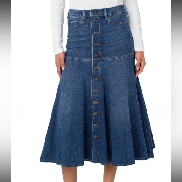 Liverpool Jeans Company Dresses & Skirts - Liverpool Los Angeles High Rise A-Line Skirt Size 8/29